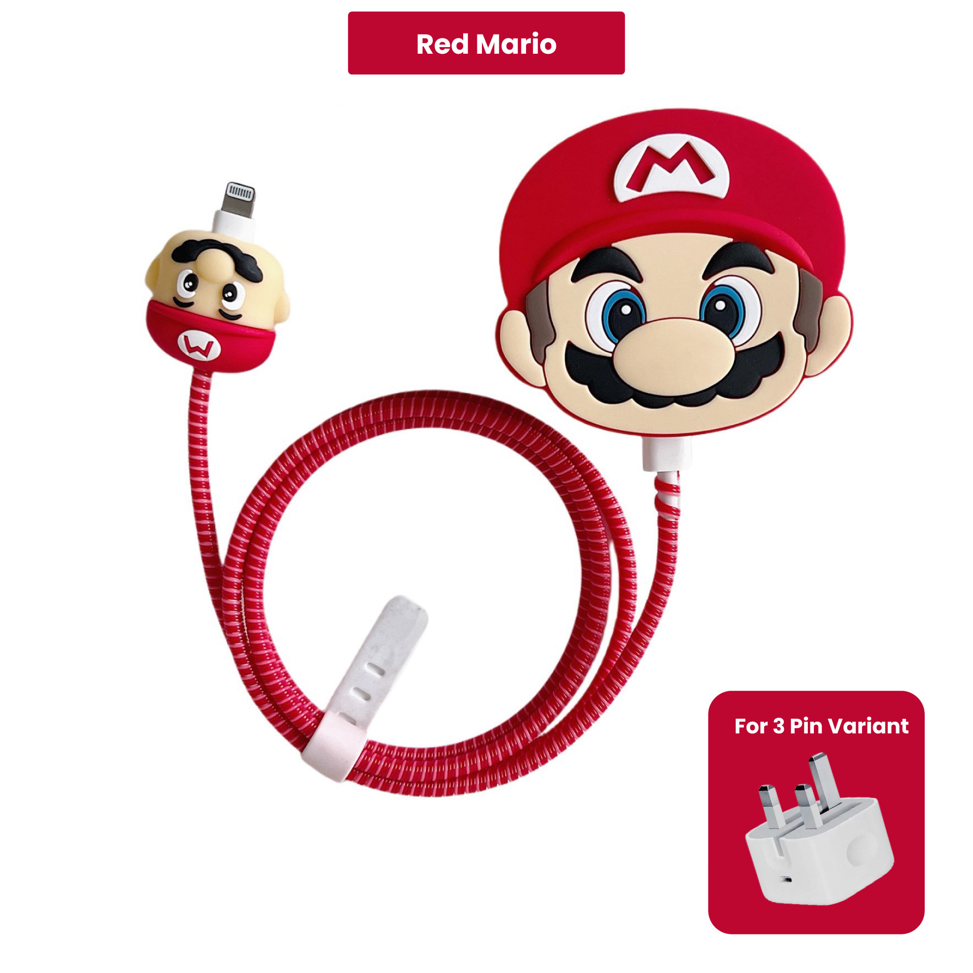 3pin Charger Protector Case