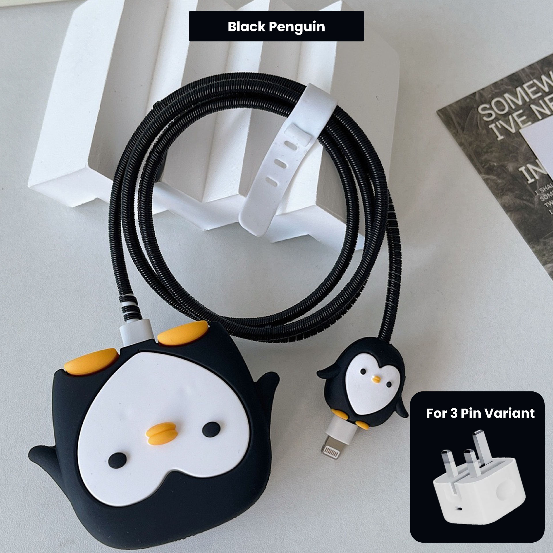 3pin Charger Protector Case
